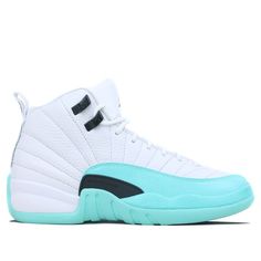 510815-100 Nike Air Jordan 12 Retro GG Light Aqua | KicksCrew Japanese Flag, Air Jordan 12, Jordan Basketball, Air Jordan 12 Retro, Jordan 12 Retro, Jordan 12, Jordans 12, Light Aqua, Rising Sun