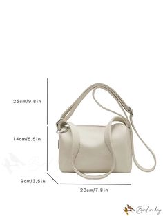 BirdinBag - Stylish & Spacious Crossbody Bag with Ample Storage On-the-go Pouch Shoulder Bag, Solid Crossbody Flap Bag For Everyday Use, Daily Use Crossbody Flap Bag With Zipper, Daily Use Crossbody Flap Bag With Zipper Closure, Versatile Pouch Shoulder Bag With Zipper, Versatile Pouch Shoulder Bag With Zipper Closure, Solid Rectangular Bag With Zipper Closure, Rectangular Solid Color Bag With Zipper, Solid Color Satchel Shoulder Bag With Zipper Closure