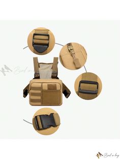 Bird in Bag - Outdoor Adventure Chest Bag Vest for Travelers Utility Bags For Outdoor Activities In Khaki, Rectangular Camping Bags With Pockets, Utility Rectangular Bag For Outdoor Activities, Utility Style Rectangular Bag For Outdoor Activities, Brown Bags With Multiple Pockets For Outdoor Activities, Practical Camping Bags With Pockets, Utility Hiking Bags With Pockets, Brown Utility Bag For Outdoor Activities, Rectangular Khaki Bag For Hiking