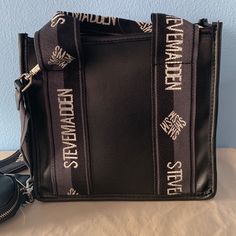 Brand New With Tags Steve Madden Cross Body Bag Black Bwer Bberp 100% Autntic I Have Two Available Steve Madden Cross Body Bag, Black Satchel With Adjustable Strap For Errands, Cross Body Bag Black, Boho Crossbody Bag, Steve Madden Bags, Tassel Bag, Crossbody Messenger Bag, Cross Body Bag, Black Handbags