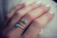 Turquoise ring Sterling silver ring stacking ring midi Dainty Turquoise Stackable Ring, Dainty Hand-wrapped Silver Rings, Bohemian Sterling Silver Turquoise Wedding Ring, Dainty Adjustable Turquoise Promise Ring, Dainty Turquoise Open Ring, Elegant Sterling Silver Turquoise Promise Ring, Dainty Turquoise Sterling Silver Ring, Handmade Turquoise Stackable Rings In Sterling Silver, Adjustable Dainty Toe Rings In Sterling Silver