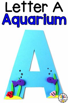 the letter a is for aquarium craft