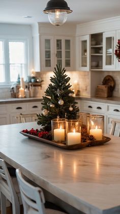 Transform your kitchen into a cozy Christmas wonderland with these easy and rustic Christmas kitchen decor ideas From cute DIY cabinet accents to simple and elegant country-inspired touches these gold red and white holiday ideas will bring a festive charm to your home Whether you prefer a cozy cabin feel or a traditional apartment look find inspiration for your Christmas kitchen decor with these charming ideas