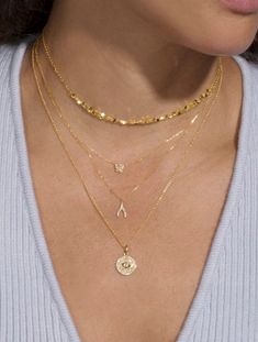 Fine Jewelry Initial Pendant With Adjustable Chain, Luxury Delicate Chain Necklace With Initial Pendant, Luxury Jewelry With Initial Pendant And Delicate Chain, Luxury Initial Pendant Jewelry With Delicate Chain, Fine Jewelry Clavicle Chain With Initial Pendant, Fine Jewelry With Initial Pendant Clavicle Chain, Fine Jewelry Clavicle Chain Necklace For Everyday Luxury, Fine Jewelry Clavicle Chain Necklace, Classic Clavicle Chain With Initial Pendant Jewelry