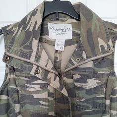 Nwot - Never Been Worn Camo Vest, American Rag, Camo, Jackets For Women, Jackets & Coats, Green, Women Shopping, Color