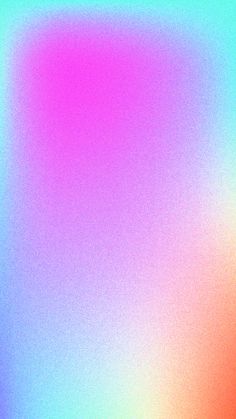 a blurry image of an orange, pink and blue background with some light colors