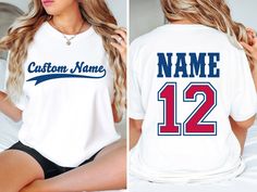 Elevate your team spirit with our Custom Team Name Jersey T-Shirt! This stylish and comfortable shirt is perfect for representing your team both on and off the field. Made with high-quality materials, this Custom Sports Team Name Baseball Shirt can be personalized with your team's name to make it uniquely yours. Whether you're a player, coach, or fan, this custom jersey tee is a must-have addition to your game day wardrobe. Show your support in style with this one-of-a-kind shirt! *Processing ti Baseball Shirt, Team Name, Custom Jerseys, Team Names, Baseball Shirts, Jersey Tee, Team Spirit, Jersey T Shirt, Sports Team