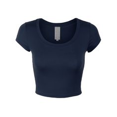 Short Sleeve Crop Top, Short Sleeve Cropped Top, Lightweight Tops, Solid Tops, Crop Shirt, Neck T Shirt, Short Sleeves Tops