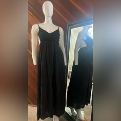 Gorgeous Backless Maxi Dress. Size Small But Will Fit A Medium. Never Worn. I Don’t Recommend If You Are Broad In The Chest/Shoulders Area. Casual Evening Maxi Dress Lined, Casual Lined Maxi Dress For Evening, Black Strapless Maxi Dress For Day Out, Strapless Black Maxi Dress For Day Out, Casual Strapless Maxi Dress For Night Out, Black Lined Maxi Dress For The Beach, Lined Black Maxi Dress For The Beach, Casual Black Backless Maxi Dress, Black Backless Maxi Dress For Day Out