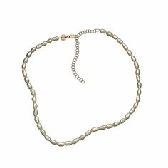 Jennifer Zeuner Jewelry Nina Necklace gold vermeil Gold Piece, Freshwater Pearl Necklaces, Gold Plated Silver, Pure Silver, Chain Lengths, Low Cut, Chain Length, Gold Vermeil, Lobster Clasp