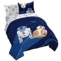 star wars bedding set with bbg and r2d2