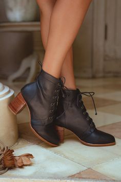 Cute Boots For Women, Wooden Heels, Mid Heel Shoes, Elevated Style, Loafer Slippers, Dark Tan, Wooden Heel, Jumpsuit Shorts Rompers, Ballet Flat Shoes