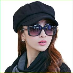 Newsboy Cap Women, Driving Hat, Womens Visor, Cabbie Hat, Afrikaanse Mode, Berets Cap, Trendy Hat, Wool Berets, News Boy Hat