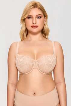 Full Coverage Lace Nursing Bra With Delicate Lace, Lace Push-up Bra With Medium Bust Support, Beige Lace Bra With Lace Closure, Full Coverage Lace Nursing Bra With Lace Closure, Lace Push-up Bra With Lace Closure, Lace Push-up Nursing Bra With Medium Support, Fitted Lace Bra With Medium Bust Support, Feminine Full Coverage Lace Bra, Beige Lace Bra Comfortable