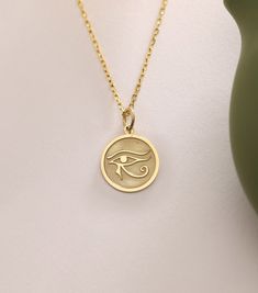 Silver Eye of Horus Pendant - Eye of Horus Silver Necklace ● Material of pendant: 925K Sterling Silver ( REAL SİLVER ) ● Metal Stamp: 925K Sterling Silver ( REAL SİLVER ) ● The pendant is available in 5 sizes: - 0,55 inches / 14,0 mm  ( Diameter ) In the photos - 0.60 inches / 15,3 mm  ( Diameter ) - 0,65 inches / 16,5 mm ( Diameter ) - 0,75 inches / 19,1 mm ( Diameter ) - 0.82 inches / 21.0 mm ( Diameter)) ( In the photos the size is 14mm / 0.55 inches Diameter ( Jump Ring inner diameter: 4 mm Symbolic Round Charm Necklaces Tarnish Resistant, Symbolic Round Charm Necklace Tarnish Resistant, Symbolic Round Tarnish-resistant Charm Necklaces, Spiritual Nickel-free Necklace For Birthday, Spiritual Nickel-free Necklace For Birthdays, Round Charms Jewelry For Gifts, White Gold Round Charm Necklace As Gift, Round White Gold Charm Necklace As Gift, Round White Gold Charm Necklace Gift