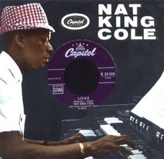 the album cover for nat king cole is shown