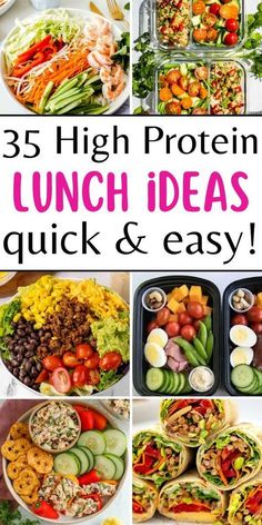 25 high protein lunch ideas that are quick and easy