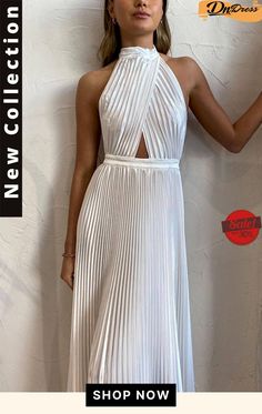 Chic Halter Sleeveless Backless Slim Dress Floral Dress Formal, Boho Swimwear, Lace Formal Dress, Halter Midi Dress, Split Maxi Dress, Clubwear Dresses, Dress Stores Online, Lace Dress Long, Swimsuit Dress