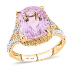 Embark on a journey of opulence with our 14K yellow gold kunzite, natural yellow and white diamond ring&mdasha dazzling testament to timeless elegance. Crafted to captivate, this exquisite piece seamlessly merges sophistication with celestial allure, making it the perfect embodiment of refined luxury.

 

Highlights

 



LUXURIOUS KUNZITE GLOW:&nbspImmerse yourself in the enchanting radiance of the Kunzite gem, known for its stunning pinkish-violet hues. This diamond fashion ring's Kunzite centerpiece exudes an otherworldly glow, a celestial dance of colors that effortlessly captivates onlookers
DIAMOND EMBRACE:&nbspRevel in the embrace of natural yellow and white diamonds, each facet meticulously placed to enhance the kunzite wedding ring's allure. The diamonds' exquisite brilliance add Kunzite Ring, Yellow Diamonds, Yellow Gold Diamond Ring, Tanzanite Diamond, Diamond Fashion Rings, White Diamond Ring, Gold Chain Jewelry, The Embrace, Yellow Gold Setting