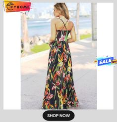 Women's Long Dress Maxi Dress Green Black Blue Sleeveless Floral Backless Spring Summer V Neck Party S M L Xl Xxl Black Floral Print Maxi Dress For Beach Season, Black Floral Maxi Dress For Beach Season, Black Sundress For Summer Parties, Black Sleeveless Summer Dress For Party, Black Sundress For Beach Season Party, Black Maxi Dress With Spaghetti Straps For Beach Season, Black Spaghetti Strap Maxi Dress For Beach Season, Black Maxi Sundress For Party, Sleeveless Black Sundress For Party