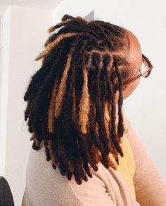 Locs With Highlights, Dyed Roots, Locs Dyed, Dreadlocks Hair Care, Short Dreadlocks Styles, Natural Locs, Styles For Short Hair, Cute Dreads, Beautiful Dreadlocks