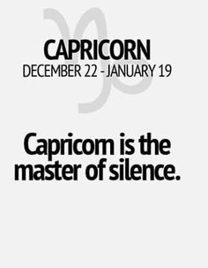 the caption for capricon is the master of science, written in black and white