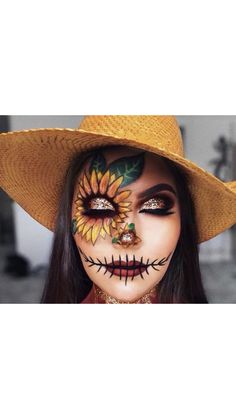 Horror Smink, Halloween Costumes Scarecrow, Halloween Makeup Inspiration