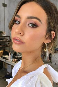 Bride Makeup Brown Eyes, Boho Wedding Makeup, Wedding Makeup For Brown Eyes, Day Makeup Looks, Flot Makeup, Best Wedding Makeup