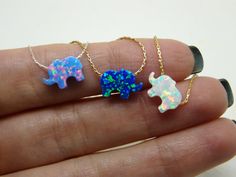 Elephant necklace, Opal elephant necklace, Lucky charm necklace, Animal necklace, Kids jewelry, Opal jewelry, Children jewelry Lucky Charm Necklace, Unique Opal, Elephant Jewelry, Jewelry Opal, Kay Jewelry, Necklace Opal, Elephant Necklace, Tiffany Jewelry, Elephant Pendant