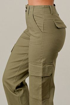 Feel the soft, stretchy fabric of Celebrity Pink's Jeans Twill Cargo Straight pants, complete with white side pockets. These sleek bottoms take comfort to the next level! Cargo Pants For Ladies, Khaki Pants Outfit Women, Ladies Cargo Pants, Side Pocket Jeans, Ladies Pant, Combination Dresses, First Day Outfit, Celebrity Pink Jeans, Straight Cut Pants