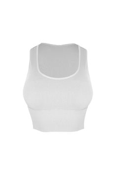 Scoop neck sculpting soft smooth basic crop top Slip on closure Bra friendly Runs true to size 92% Nylon 8% Spandex Julia is in size SM Height: 5'7" Bust: 32" Waist: 26" Hips: 38" High Stretch Crop Top With Built-in Bra, Solid Top With Built-in Bra And Scoop Back, Scoop Neck Crop Top With Built-in Bra, Fitted Crop Top With Built-in Bra And Scoop Back, Stretch Solid Color Scoop Neck Crop Top, Stretch Solid Color Crop Top With Scoop Neck, Casual Solid Color Sports Bra Crop Top, Basic Sleeveless Bra-friendly Crop Top, Basic Cropped Workout Crop Top