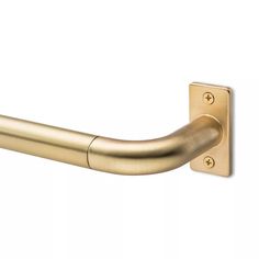 an image of a gold door handle on a white background