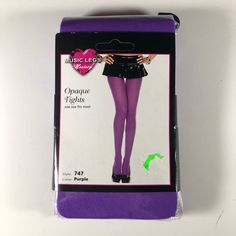 New Purple Tights Opaque Halloween Costume -New With Tags -Perfect For Halloween And Costume -One Size Fits Most -Let Me Know If You Have Questions -Bundle To Save On Shipping -Thanks For Supporting My Small Business: Every Sale Helps Me Out -From Smoke Free Home -Look Closely At Photos To See Exactly What You're Getting Purple Stretch Hosiery For Party, Stretch Purple Hosiery For Party, Purple Thigh-high Tights For Party, Purple Thigh High Tights For Party, Purple Thigh High Party Tights, Purple Thigh-high Party Tights, Tight Halloween Party Bottoms, Tight Bottoms For Halloween Party, Purple Party Hosiery