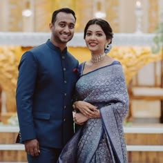 Christian Reception, Wedding Reception Outfits, Indian Wedding Reception Outfits, Buddhist Wedding, Christian Wedding Gowns, Saree Blue, Wedding Reception Outfit