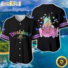 " Disneyland Magic Kingdom Rainbow Black Disney Baseball Jersey Shirt Today, we're proud to show all of you the Baseball Jersey Shirts. They are as fa... Black Disney T-shirt For Disney Trips, Black Pre-shrunk T-shirt For Disney Trips, Black Mickey Mouse Shirt For Disney Fan Events, Black Themed T-shirt For Disney Trips, Black Disney Short Sleeve Shirt, Black T-shirt With Letter Print For Disney Trips, Casual Black Shirt For Disney Trips, Black Shirt With Character Print For Disney Fan Events, Black Graphic Print Top For Disney Trips