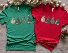 "Christmas Green Tree Shirt, Womens Christmas Shirt, Graphic Christmas Tee shirt, Cute Xmas Shirt Women, Christmas Shirt Gift, Holiday Shirt *PLEASE READ ORDERING INSTRUCTIONS BEFORE PURCHASING* \"CUSTOMIZATION\" If you are looking for a specific shirt style, design or color not offered in my store, please let me know. \"RETURNS / EXCHANGES\" Unfortunately, due to the customization of the shirts we are unable to accept returns or exchanges on merchandise. In case of dispute, the buyer pays the r Chicken Christmas Tree, Graphic Christmas, Christmas Tee Shirts, Christmas Party Shirts, Womens Christmas Shirts, Chicken Shirts, Womens Christmas, Christmas Party Gift, Christmas Tree Shirt