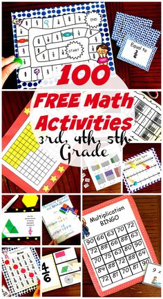 a collage of different activities for kids to do with the numbers