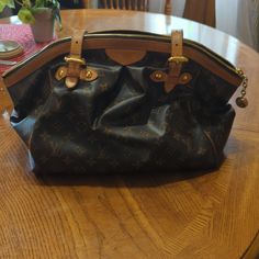 Louis Vuitton Discontinued Purse. Great Condition. Inside Has Some Stains On Inside As Shown In Pictures. A Couple Small Watermarks As Shown As Well. Amazing Price! No Low Blows! Louis Vuitton Tivoli, Louis Vuitton Bags, Authentic Louis Vuitton, Louis Vuitton Bag, A Couple, Bag Lady, Conditioner, Louis Vuitton, Purse