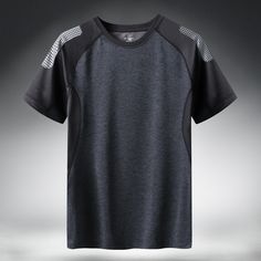 Item Type: T-Shirt Material: Polyester, Spandex Gender: Men Collar: O-Neck Sleeve Style: Regular Sleeve Length: Short Clothing Length: Regular Package Includes: 1 x Pc Size Info: Size Chest (cm / inch) Shoulder (cm / inch) Length (cm / inch) Height (cm / inch) S 90 / 35.43 41 / 16.14 63 / 24.80 155 / 61.02 M 92 / 36.22 42 / 16.54 64 / 25.20 165 / 64.96 L 96 / 37.80 43 / 16.93 65 / 25.59 170 / 66.93 XL 100 / 39.37 44 / 17.32 66 / 25.98 175 / 68.90 2XL 104 / 40.94 45 / 17.72 67 / 26.38 180 / 70.87 Gym Tshirt, Style Anglais, Sport Shirts, Tech T Shirts, England Fashion, Cooler Look, Sport T-shirts, Casual Tee, T Shirt Men