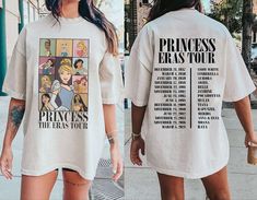 Princess Eras Tour Double-sided Disney Shirt, Disney Princess Shirt Cute Disney World Shirts, Dirty Disney Shirts, Mom And Me Disney Shirts, Personalized Princess Shirt, Wrong Park Disney Shirt, Disney World Vacation Shirts, Bff Disney Outfits, Disneyworld Birthday Shirt, In My Disney Era Shirt