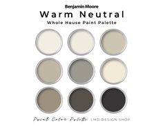 the warm neutral paint palette is available for use in furniture and home decorating projects