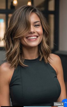 Women Hair Mid Length, Wavy Thick Short Haircut, Big Head Haircut For Women, Thick Hair Haircut Round Faces, Short Hairstyles Oval Face Shape, Lob Haircut With Side Part, Round Full Face Hairstyles, Thick Hair Medium Haircut, Bob Hairstyles For Long Face Shape