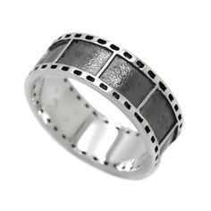 "SKU: k6160 \"Cameraman Film Band Ring\" Features: Brand new sterling ring silver 925. Not plated, 100% solid silver metal! Approx weight of the product depends on the size 5.5 g.; Available processing - blackening silver by oxidation or shine silver. Availability of proprietary tag manufacturer - Yes; Country of origin - Ukraine; www.indigo.gold www.indigo.jewelry" Indigo Jewelry, Old Film, Gifts For Photographers, Unisex Ring, Ring Silver, Sterling Ring, Vintage Charms, Band Ring, Ring Gift