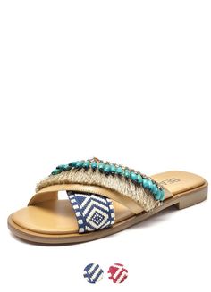 Ranchi Sandals – Ultra Seller Shoes Floral Beanie, Summer Flats, Blue Sandals, Casual Sandals, Red Shoes, Cross Straps, Summer Season, Sandal Espadrille, Trending Accessories