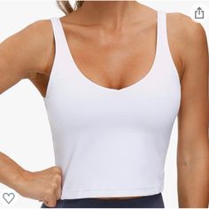 Ritiriko Workout Tank Tops For Women - Women Cropped Running Shirts Longline Padded Sports Bra For Athletic Yoga Fitness Amazon's Choice For "Sports Bra Shirt Tank" Gym People, Lululemon Align Tank, Top Bra, Workout Essentials, Tank Top Bras, Running Workout, Lulu Lemon, Yoga Bra, Sport Bh