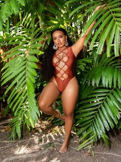 Katrina-Lace-Up-One-Piece-Swimsuit-Womens-Bikinis|Vanity-Couture-Angela-Simmons-Capsule-Collection Angela Simmons, Monokini Swimsuits, Redhead Girl, Curvy Outfits, Swimwear Collection, African Women, Monokini, Couture Collection, One Piece Swimsuit