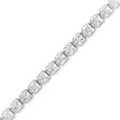 This certified lab-created diamond tennis bracelet offers a sparkling and elegant look. 14K white gold. Each lab-created diamond in this classic design is certified and boasts a color rank of F and clarity of Si2. Includes certification card. 1 ct. t.w. of lab-created diamonds. 7.0-inch bracelet with lobster claw clasp. Diamond Tennis Bracelet, Tennis Bracelet Diamond, Lab Created Diamonds, Tennis Bracelet, Lobster Claw, Classic Design, Tennis, Lab, Diamonds