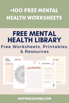 Free Mental Health Worksheets: Empower Your Mind with Evidence-Based Tools" - Access a diverse range of free, downloadable worksheets designed by mental health experts to support your well-being. Explore evidence-based exercises and activities that promote self-reflection, emotional regulation, stress management, and personal growth. Enhance your mental health journey by utilizing these valuable resources available at no cost, empowering you to take positive steps towards a healthier mind. Self Growth Worksheets, Self Healing Worksheets, Strategies For Mental Health, Mental/emotional Health Activities Middle School, Counseling Tools Free Printable, Free Dbt Worksheets, Mental Wellness Activity, Self Love Worksheet Free Printable, Free Worksheets For Mental Health