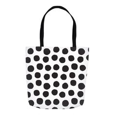 Perfect for travelling and shopping, our tote bags are a classic, best-selling choice. Made of spun polyester, these durable, functional for almost any situation totes, are a perfect eco-friendly gift! Eco Friendly Gifts, Tote Bags, Promotion, Polka Dots, Dots, Eco Friendly, Tote Bag, Gifts