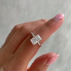 Solitaire Ring - White Gold Ring - Rose Gold Ring - Yellow Gold Ring - 10K Gold Ring - 14K Gold Ring - 18K Gold Ring - Diamond Ring - Lab Diamond Ring - Moissanite Ring - Engagement Ring - Handmade Jewelry - Winter Gift - Summer Gift - Monsoon Gift - Silver Ring - Black Friday Gift Ring - Gift Ring - Gift For Her - Gift For Girlfriend - Gift For Women - Unique Ring - Vintage Ring - Promise Ring - Anniversary Gifts - Birthday Gifts - Personalized Gifts - Christmas Gifts - Halloween Gifts - Minima Radiant Cut Moissanite Ring, Moissanite Vs Diamond, Engagement Rings Sale, Unique Rings Vintage, Ring Proposal, Ring Rosegold, Handmade Engagement Rings, Cvd Diamond, Claw Prong